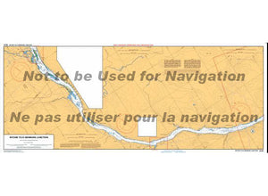 CHS Marine Chart 4145 Mactaquac Lake - Saint John River