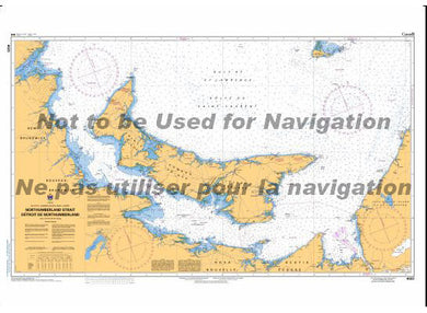 CHS Marine Chart 4023 Northumberland Straight