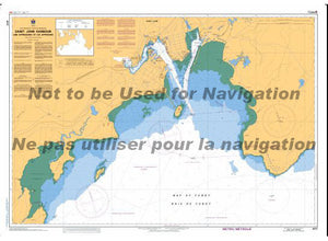 CHS Marine Chart 4117 Saint John Harbour and Approaches.