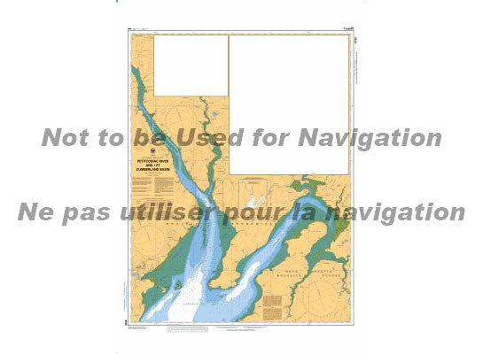 CHS Marine Chart 4130 Petitcodiac River and Cumberland Basin