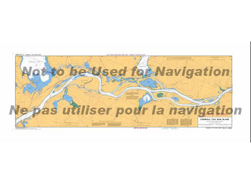 CHS Marine Chart 4142 Evandale to Ross Island