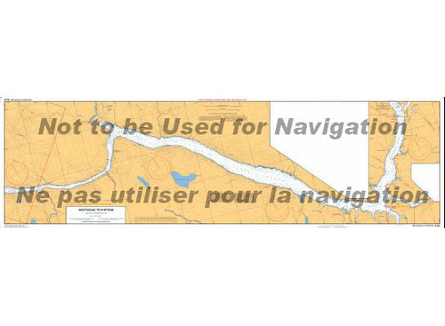 CHS Marine Chart 4145 Mactaquac Lake - Saint John River