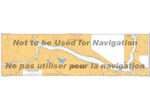 CHS Marine Chart 4145 Mactaquac Lake - Saint John River