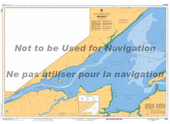 CHS Marine Chart 4912 Miramichi