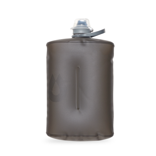 HydraPak Stow 1L Mammoth Gray Flexible Bottle
